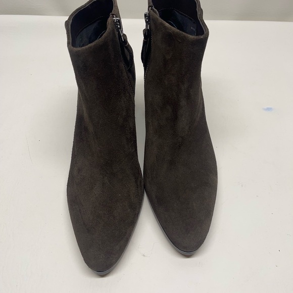 Banana republic ankle boots leather dark brown size 9 - Picture 2 of 9